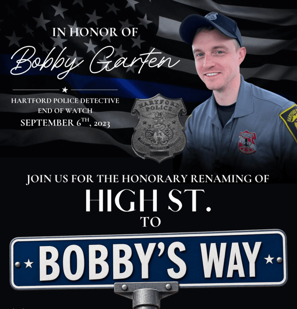 Ceremony to honor fallen Hartford police officer