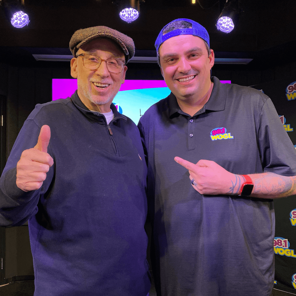 Harvey Holiday wtih Coop at the 98.1 WOGL Loves Our Kids Radiothon presented by Fulton Bank