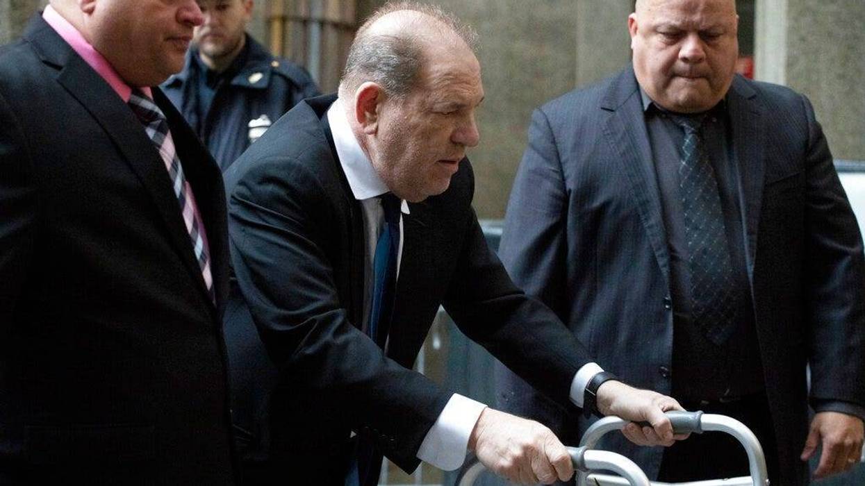 Harvey Weinstein, center, arrives for a court hearing, Wednesday, Dec. 11, 2019 in New York.