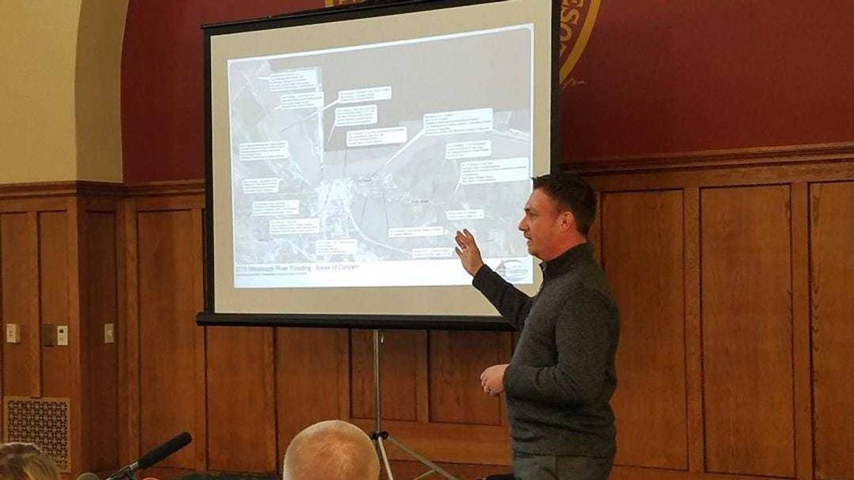 Hastings official shows where floods will happen