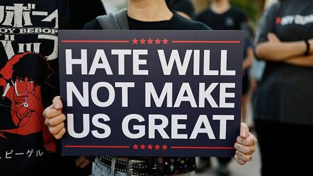 Hate speech sign