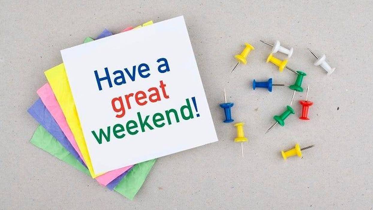 Have a great weekend break note message.
