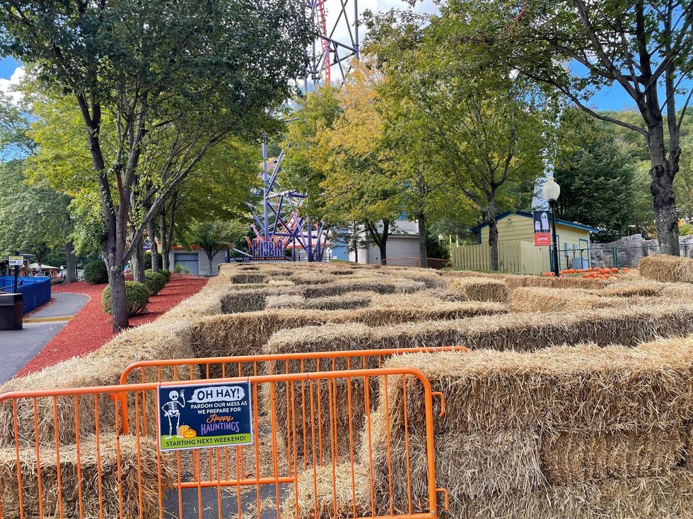 Hay Maze at Lake Compounce