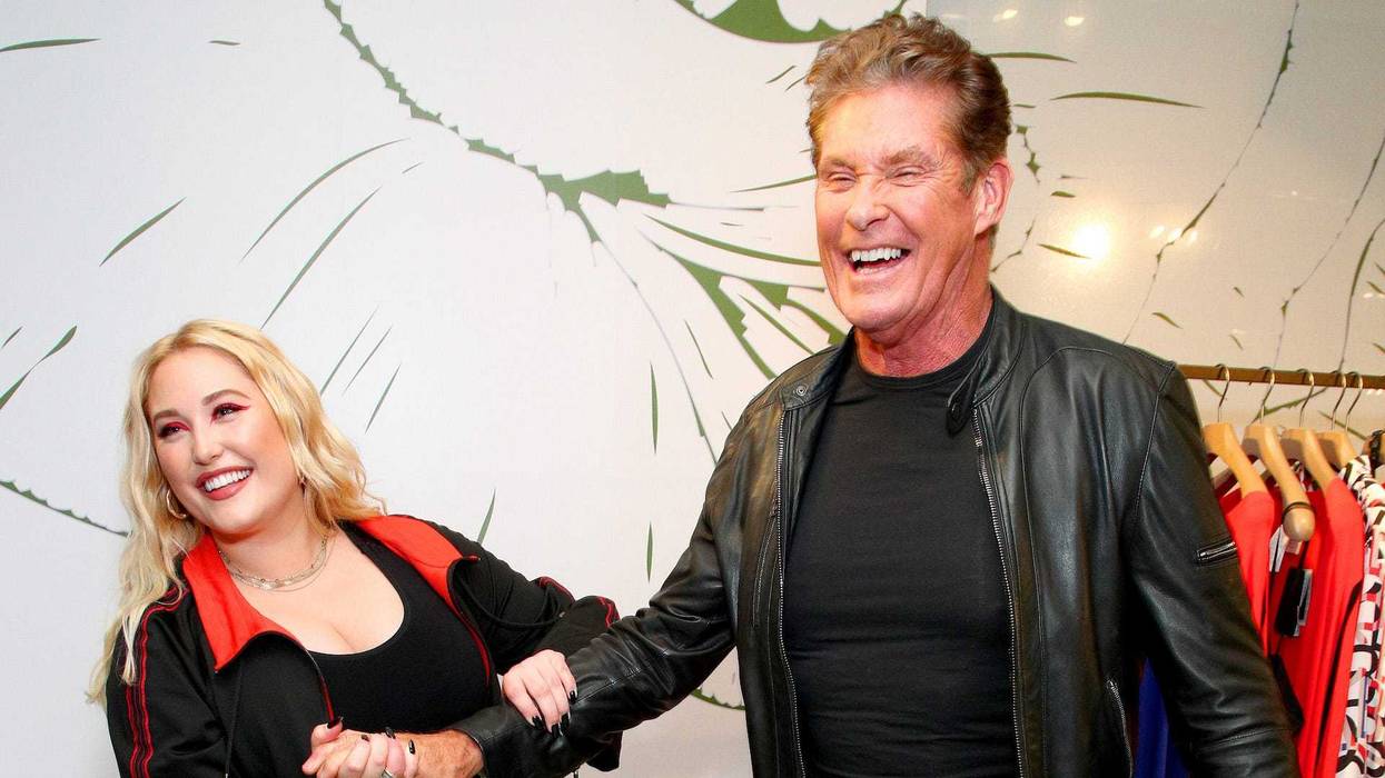 Hayley and David Hasselhoff