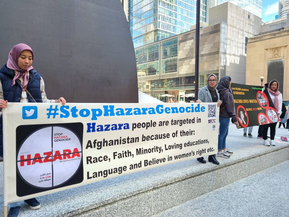 Hazara rally at Daley Plaza