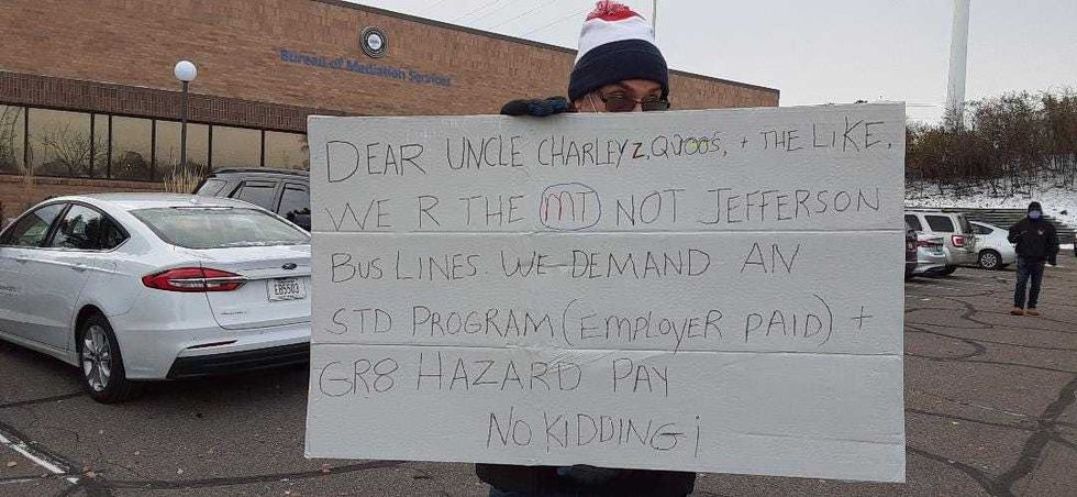 Hazard pay is an issue in Metro Transit worker talks