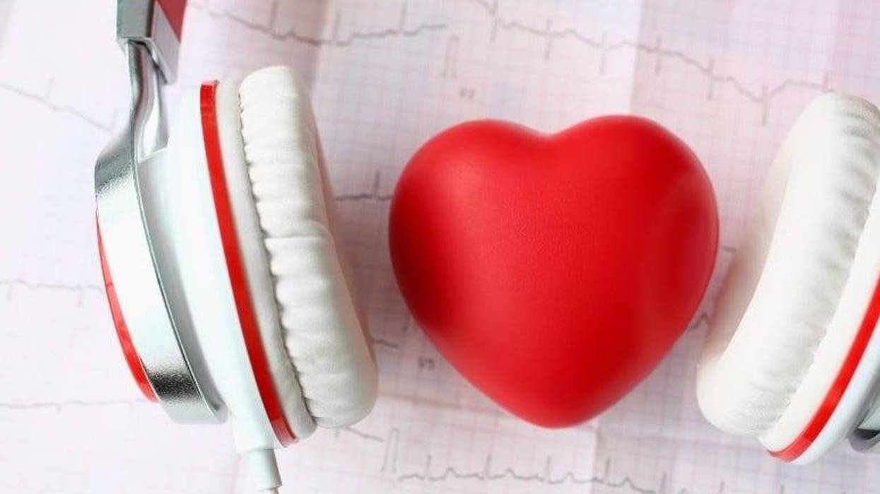 Headphones heart