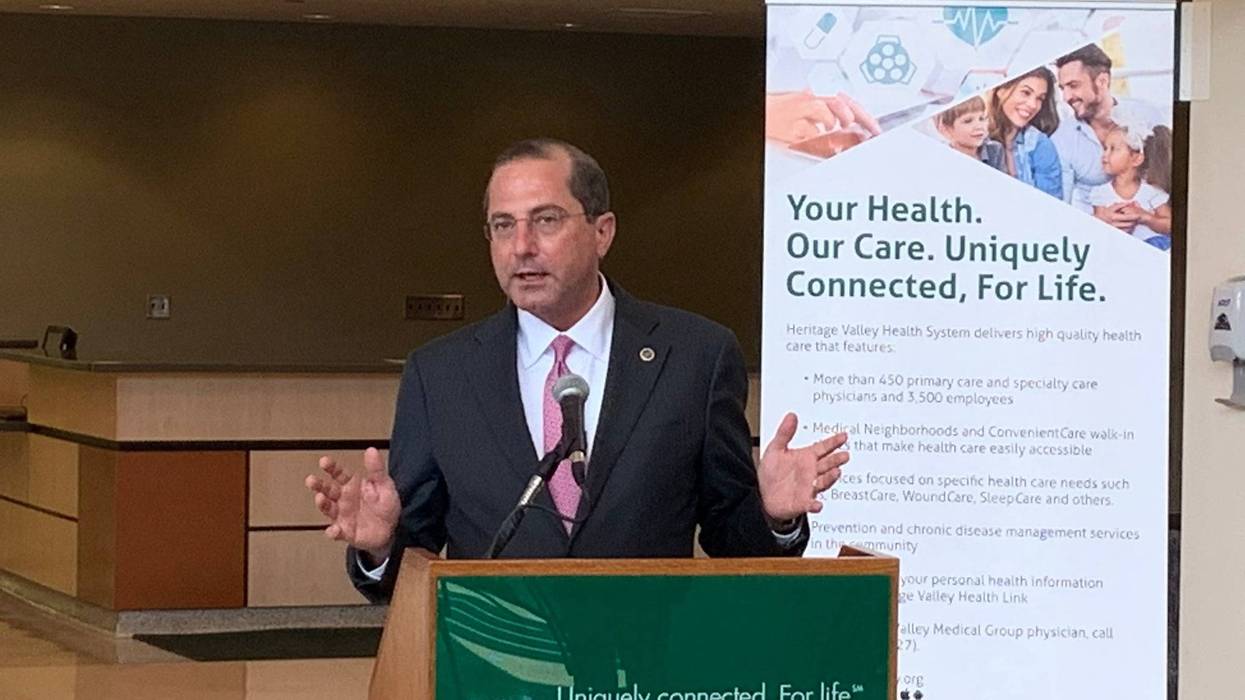 Health and Human Services Secretary Alex Azar