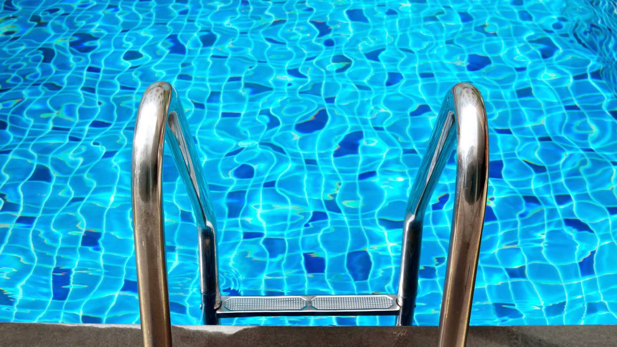 health club pool illustration