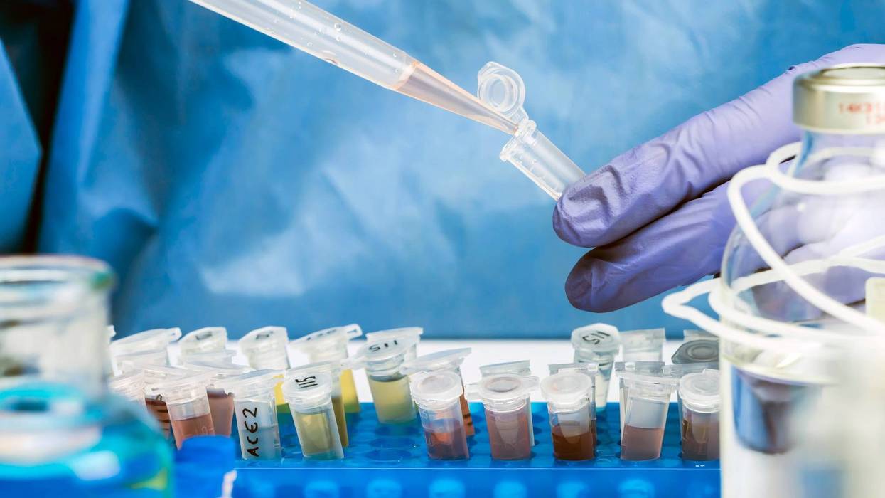 Health official testing water