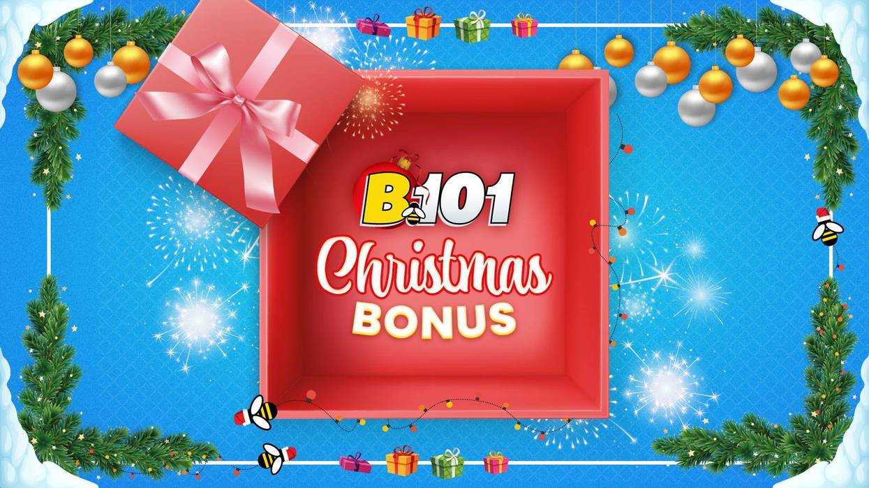 Hear Your Christmas Bonus on Philly's Official Christmas Station, B101