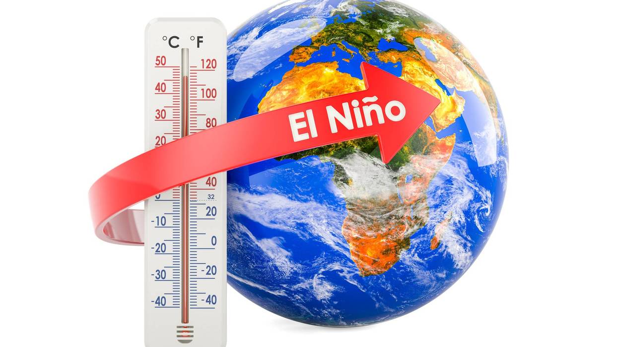 Heat wave in USA concept, 3D rendering