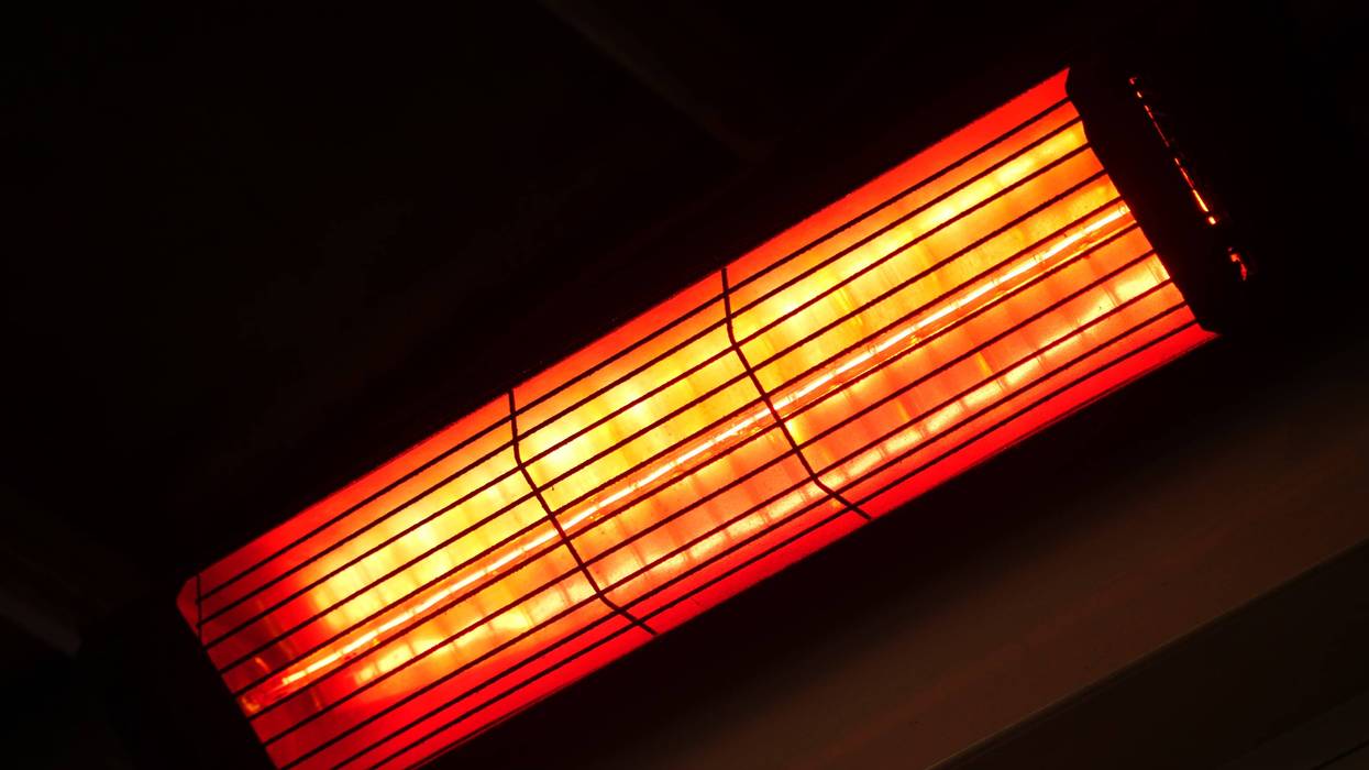 Heating element stock photo