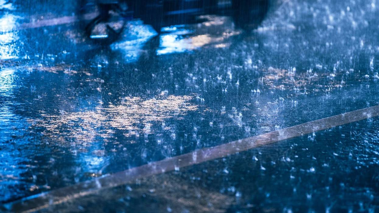 heavy rain