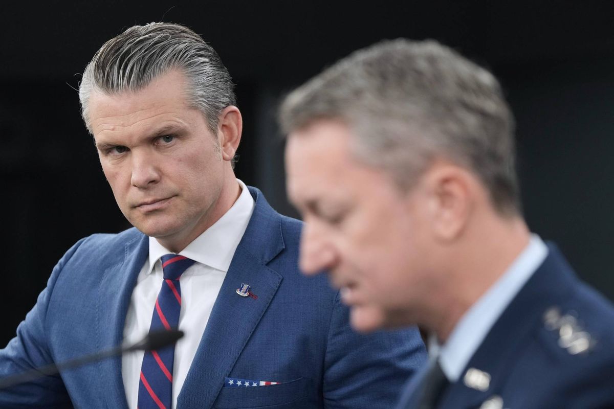 Hegseth says US 'can't stop everything' that Iran fires even as he asserts air dominance