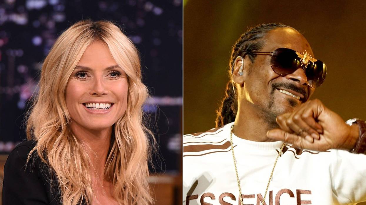 Heidi Klum and Snoop Dogg
