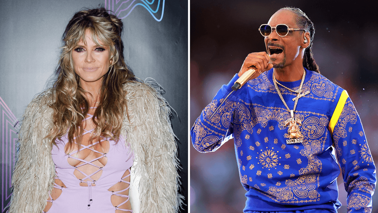 Heidi Klum and Snoop Dogg