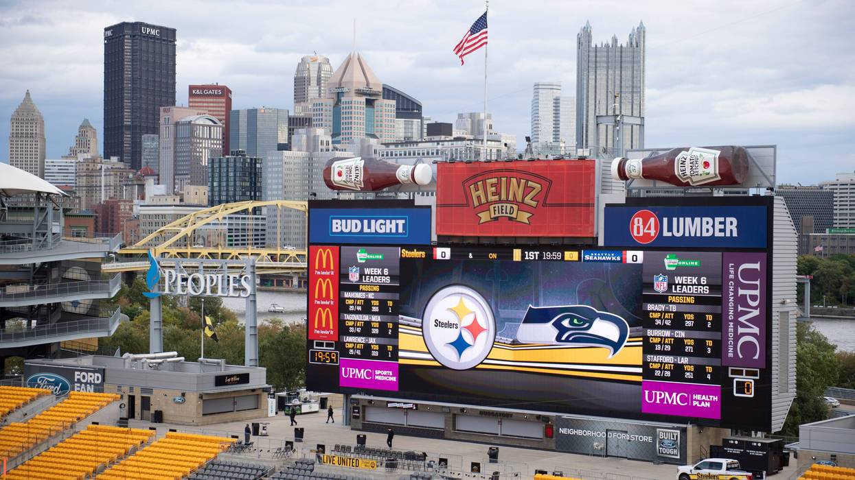 Heinz Ketchup Bottles at Heinz Field