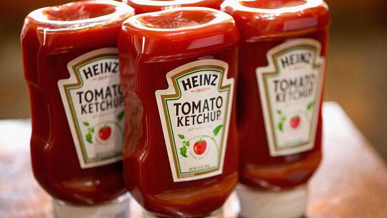 Heinz ketchup bottles