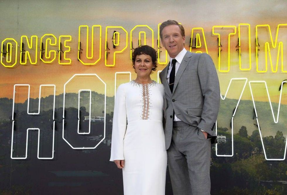 Helen McCrory and Damian Lewis attend the UK Premiere of Once Upon A Time...In Hollywood at Odeon Luxe Leicester Square on July 30, 2019 in London, England. (Photo by Tim P. Whitby/Getty Images for Sony)