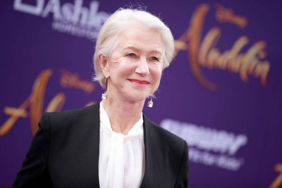 Helen Mirren attends the premiere of Disney