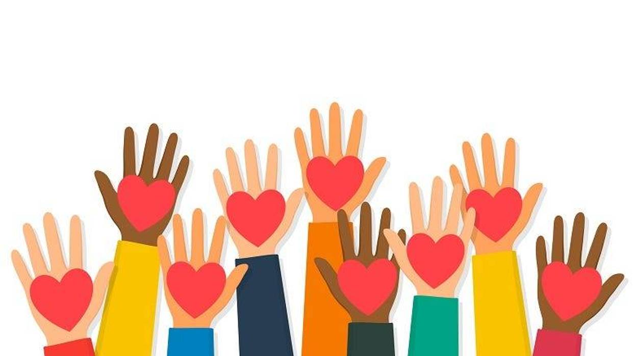 helping hands graphic