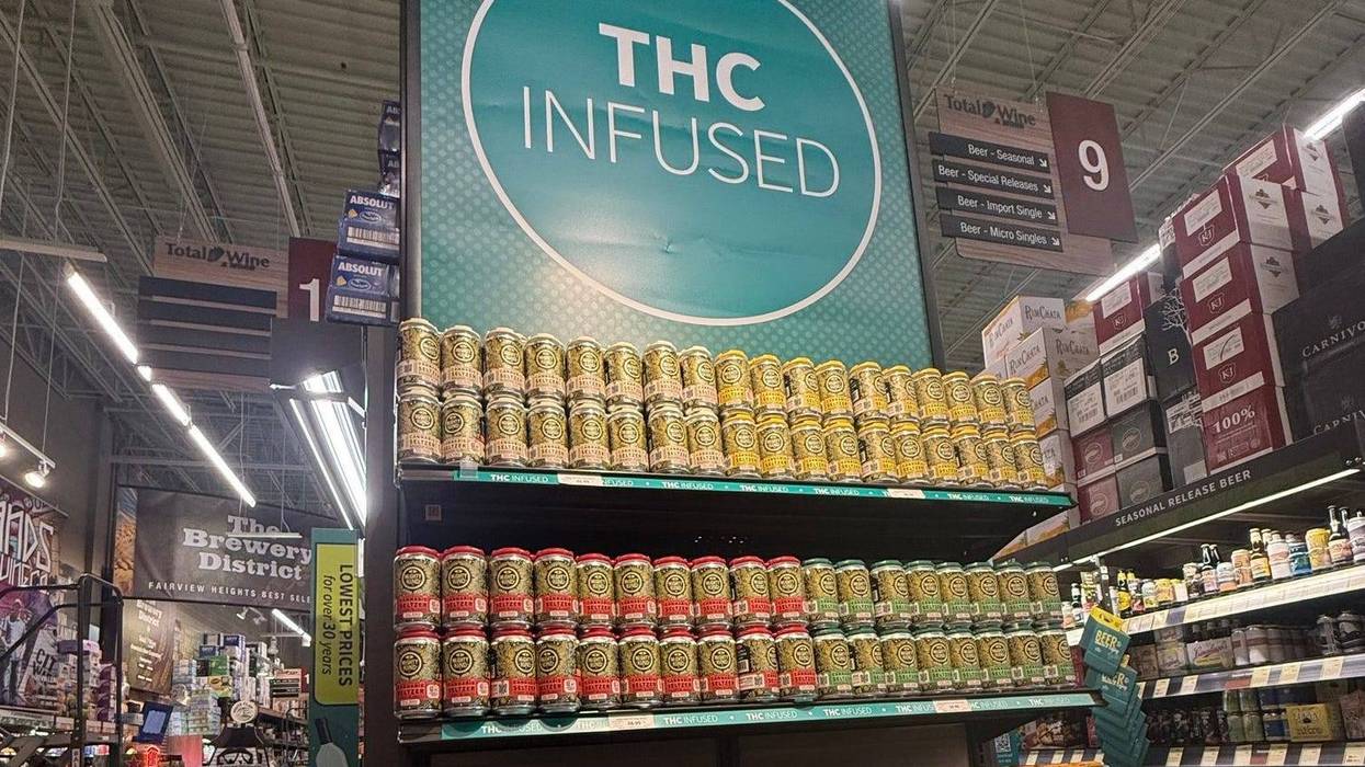 Hemp-derived THC beverages like these Mighty Kind THC seltzers can be found at Total Wine and other large liquor stores throughout Missouri.