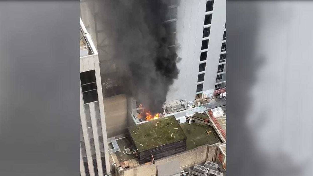High-rise fire
