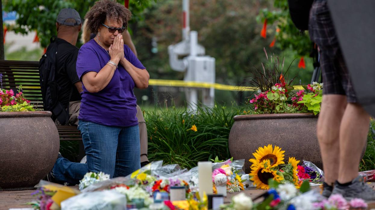 Highland Park shooting memorial