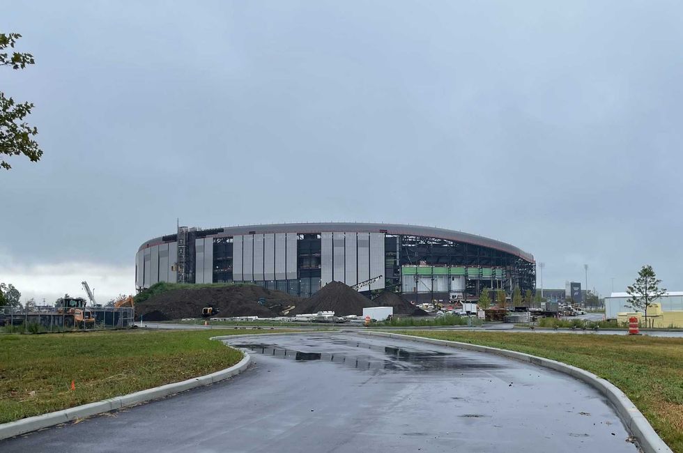 Highmark Stadium construction