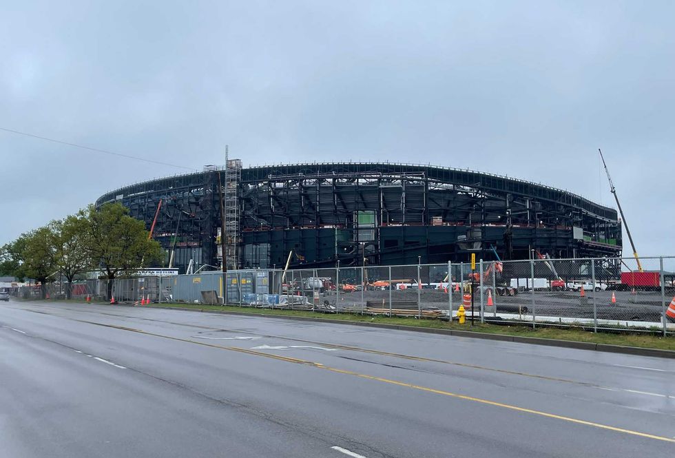 Highmark Stadium construction