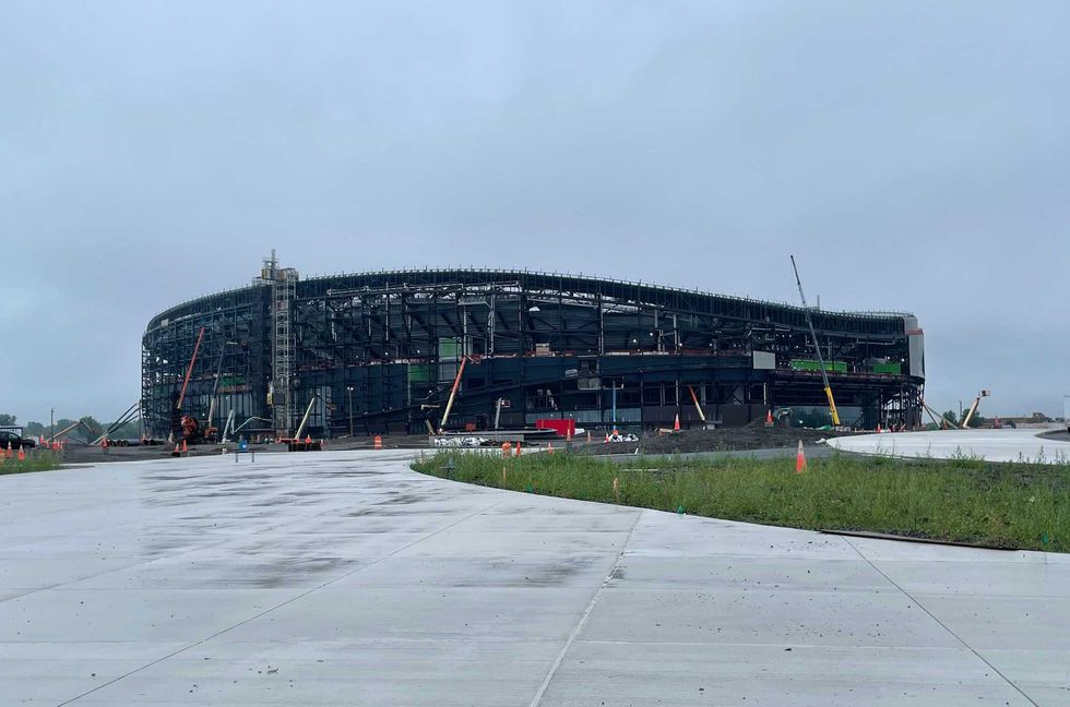 Highmark Stadium construction