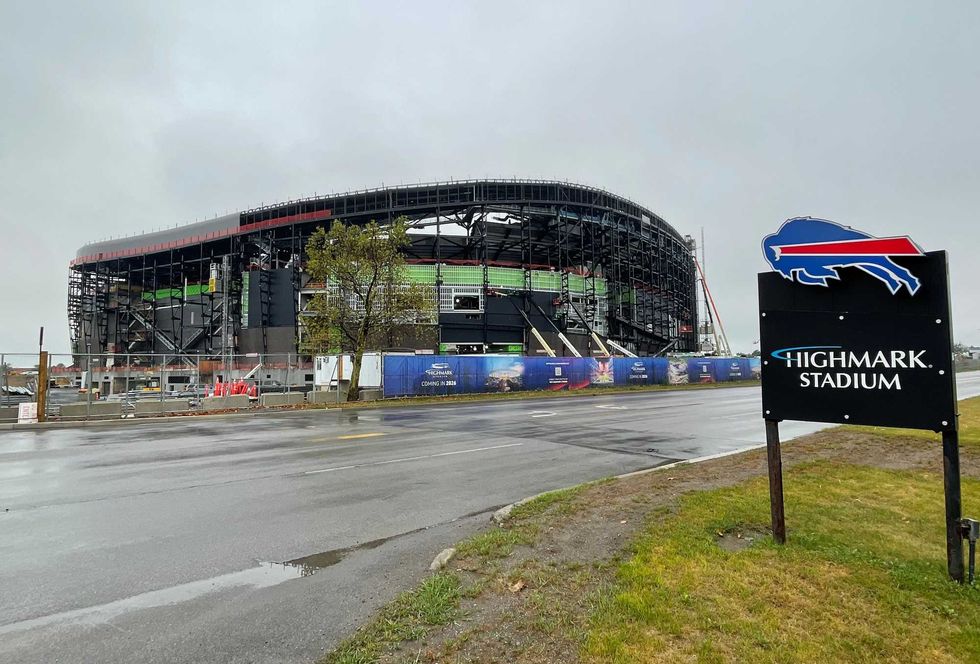 Highmark Stadium construction
