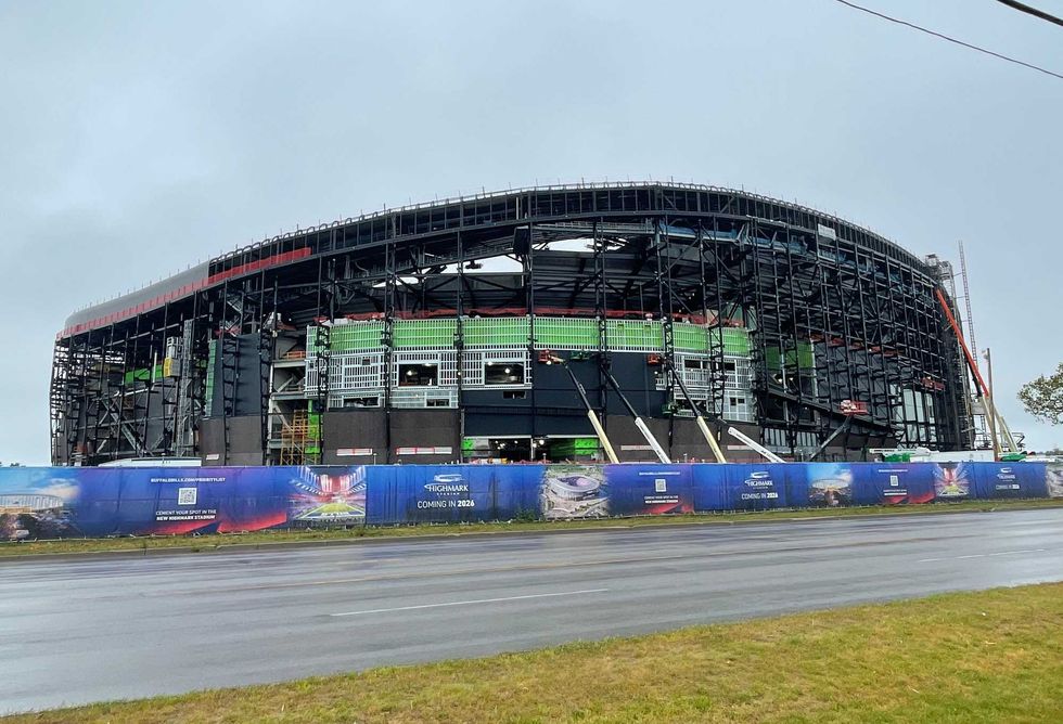 Highmark Stadium construction