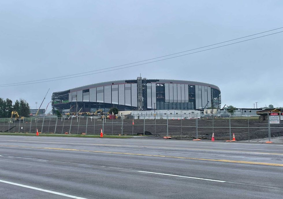 Highmark Stadium construction