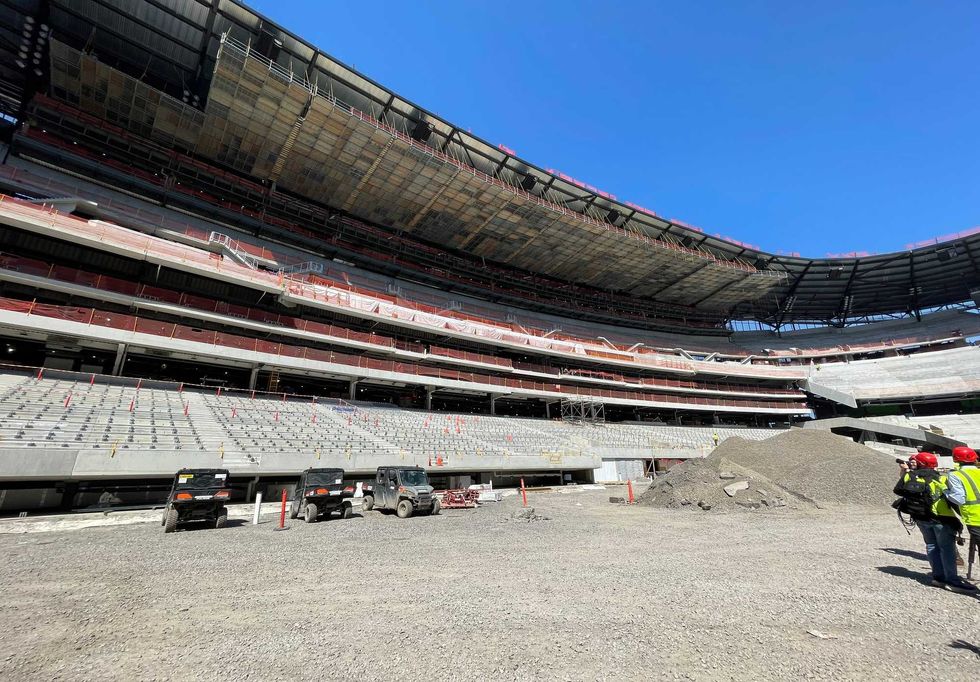 Highmark Stadium construction