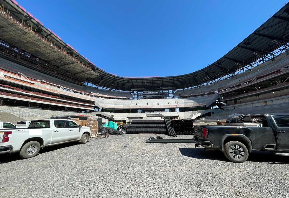 Highmark Stadium construction