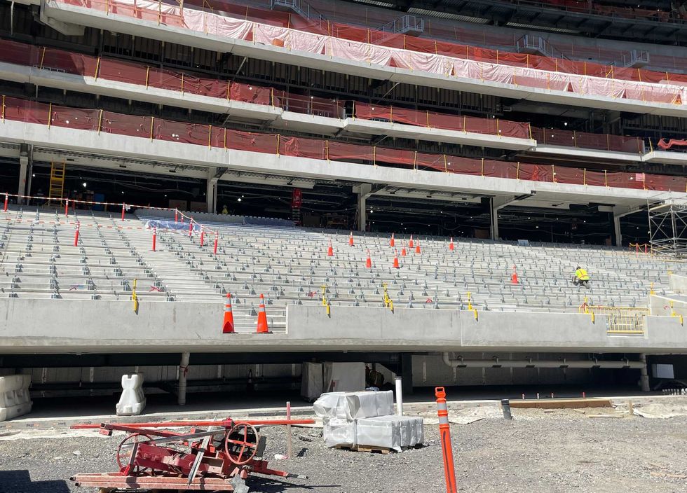Highmark Stadium construction