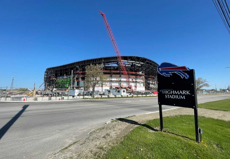 Highmark Stadium construction