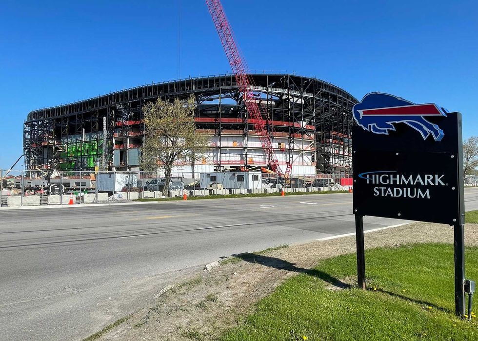 Highmark Stadium construction