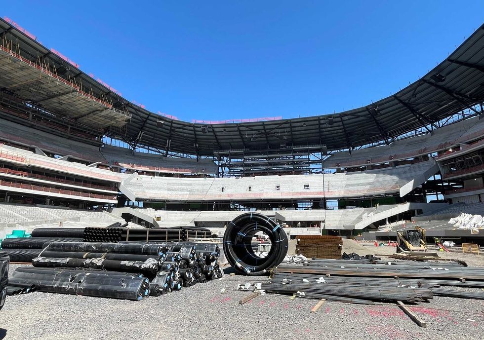 Highmark Stadium construction