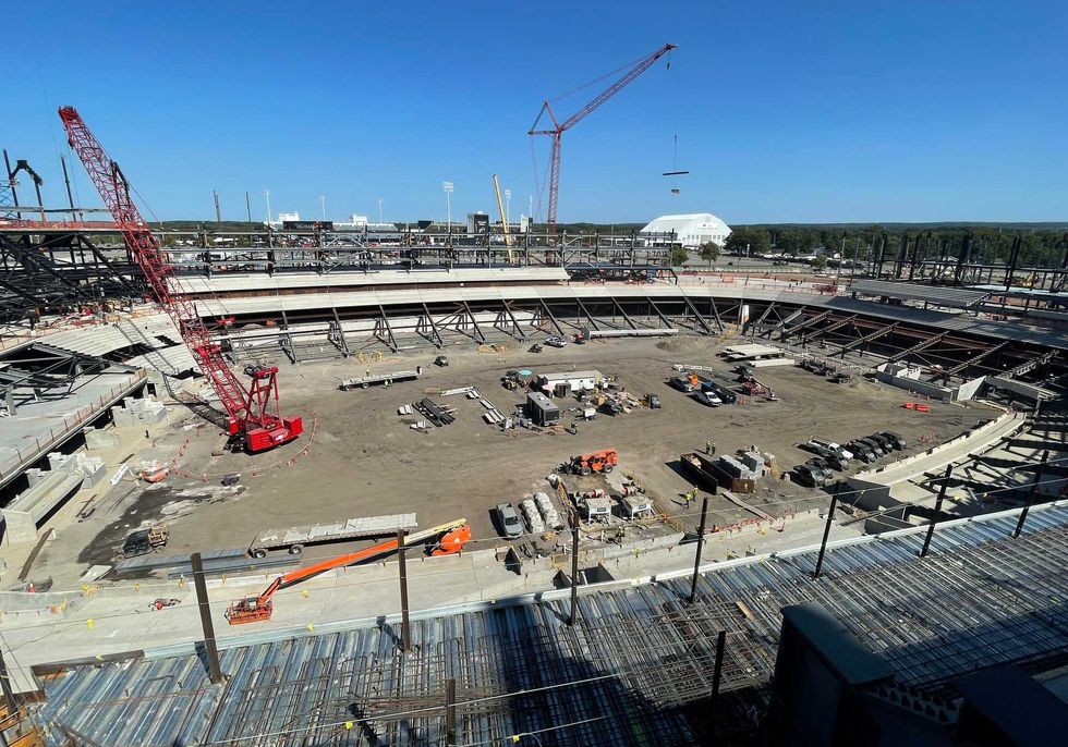 Highmark Stadium construction