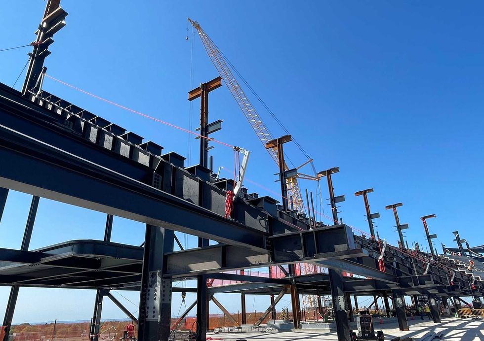 Highmark Stadium construction