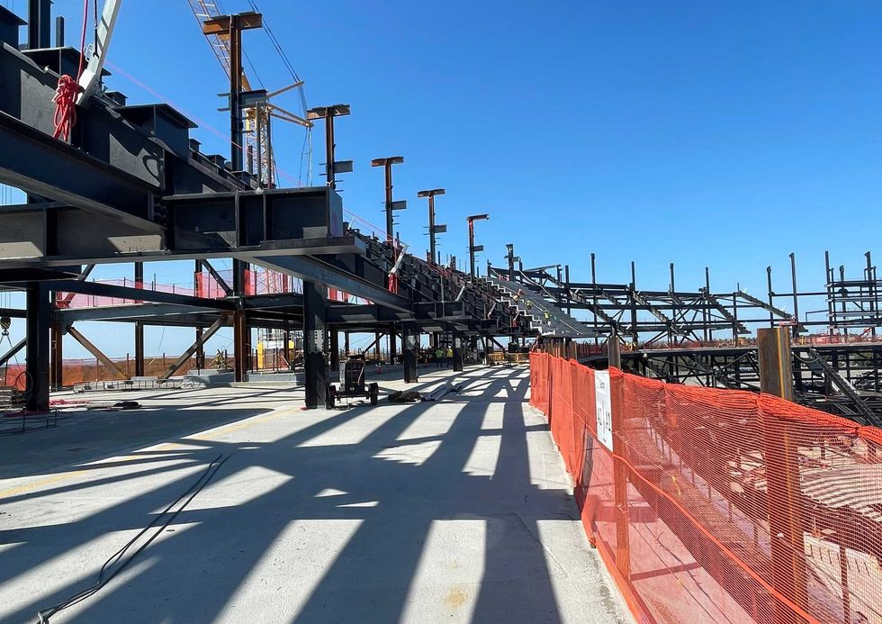 Highmark Stadium construction