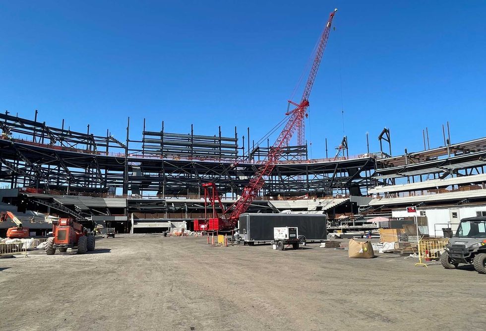 Highmark Stadium construction