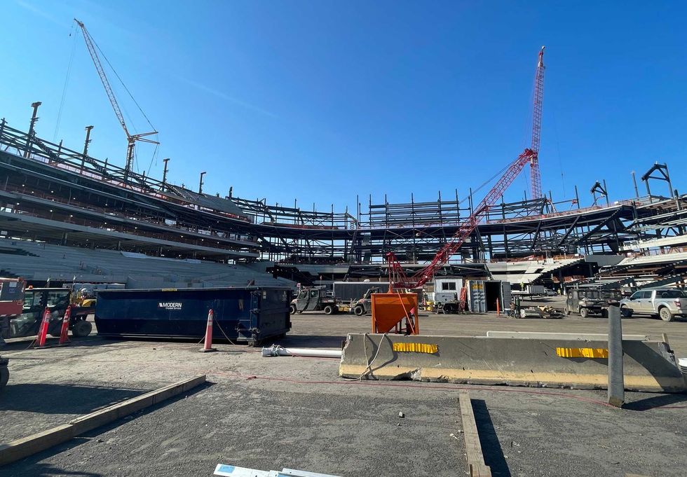 Highmark Stadium construction