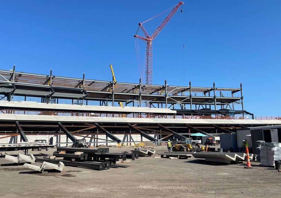 Highmark Stadium construction