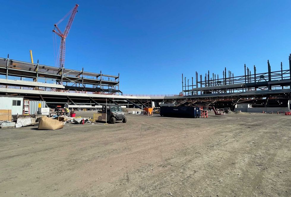 Highmark Stadium construction