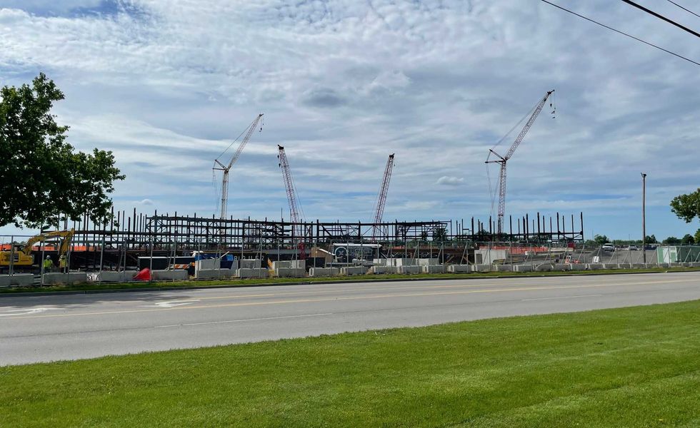 Highmark Stadium construction