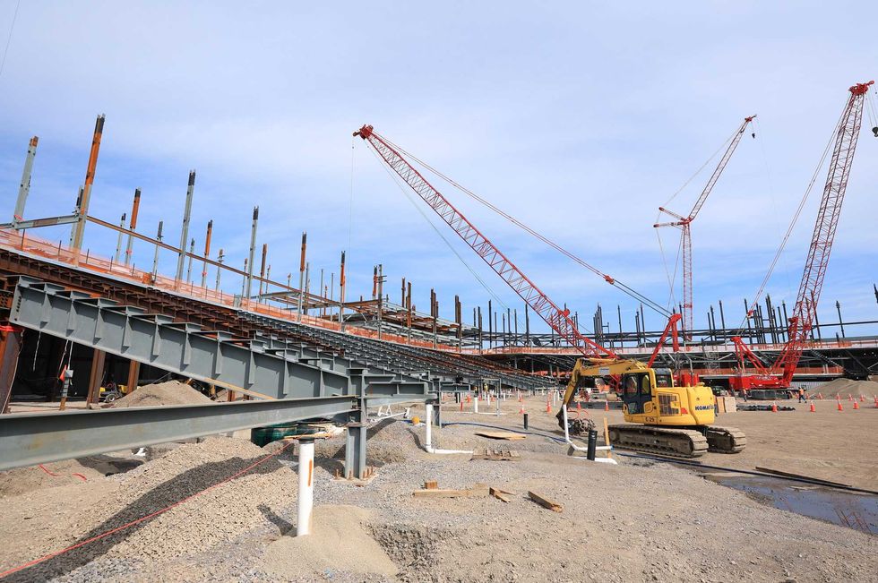 Highmark Stadium construction